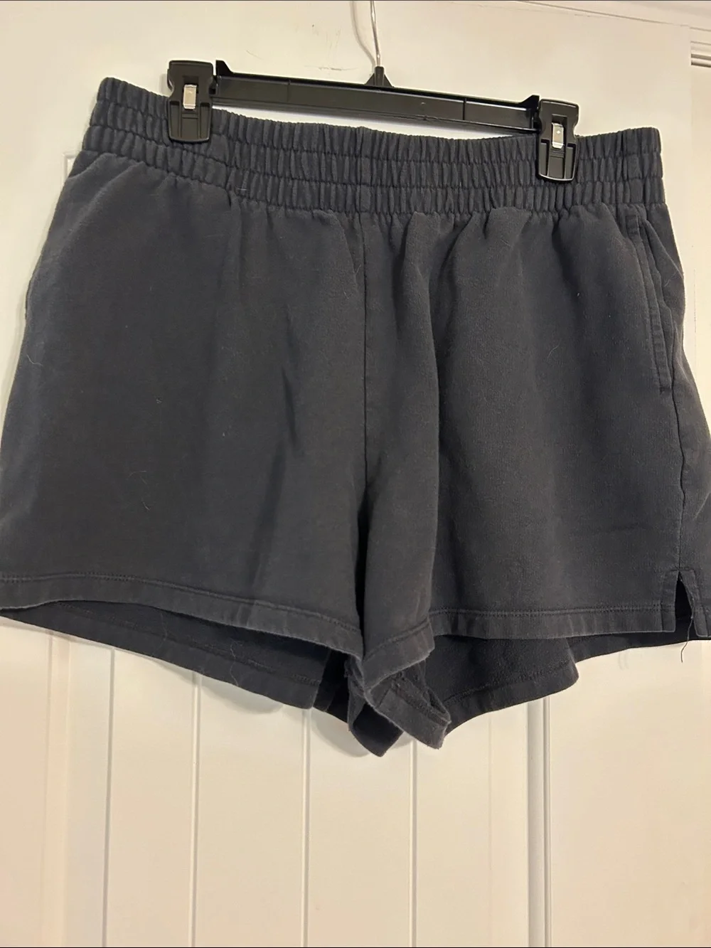 Ava & Viv Dark Gray Elastic-Waist Athletic Shorts